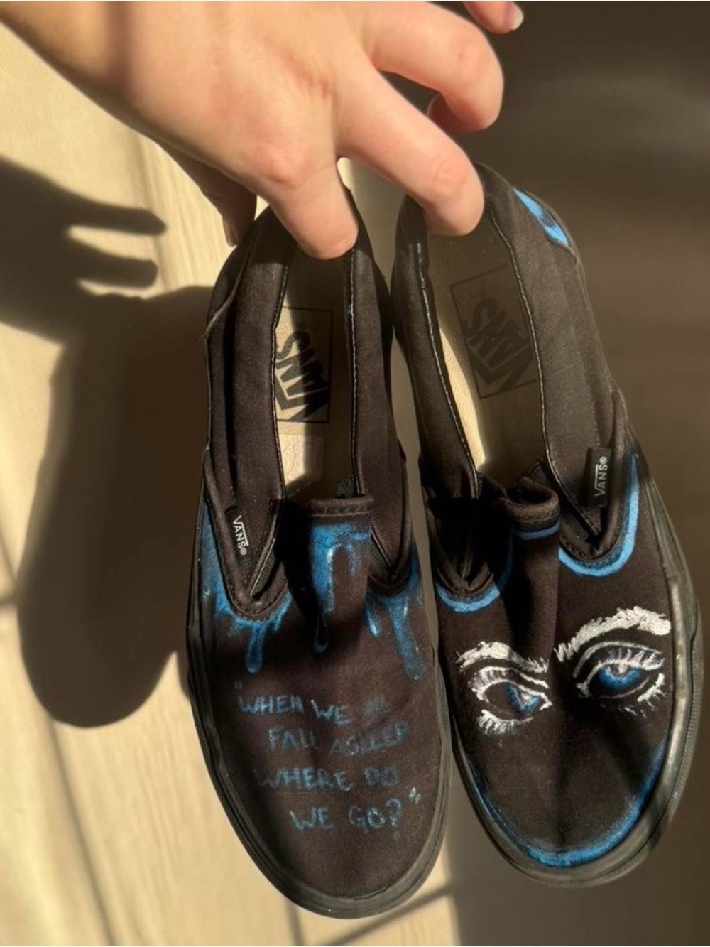 Custom Painted Billie Eilish Vans
